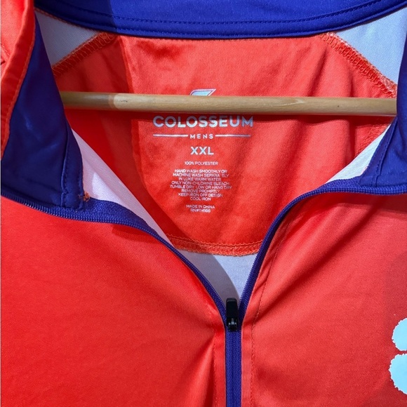 Clemson Tigers Colosseum 1/4 Zip Windshirt - Size XXL - Picture 8 of 8